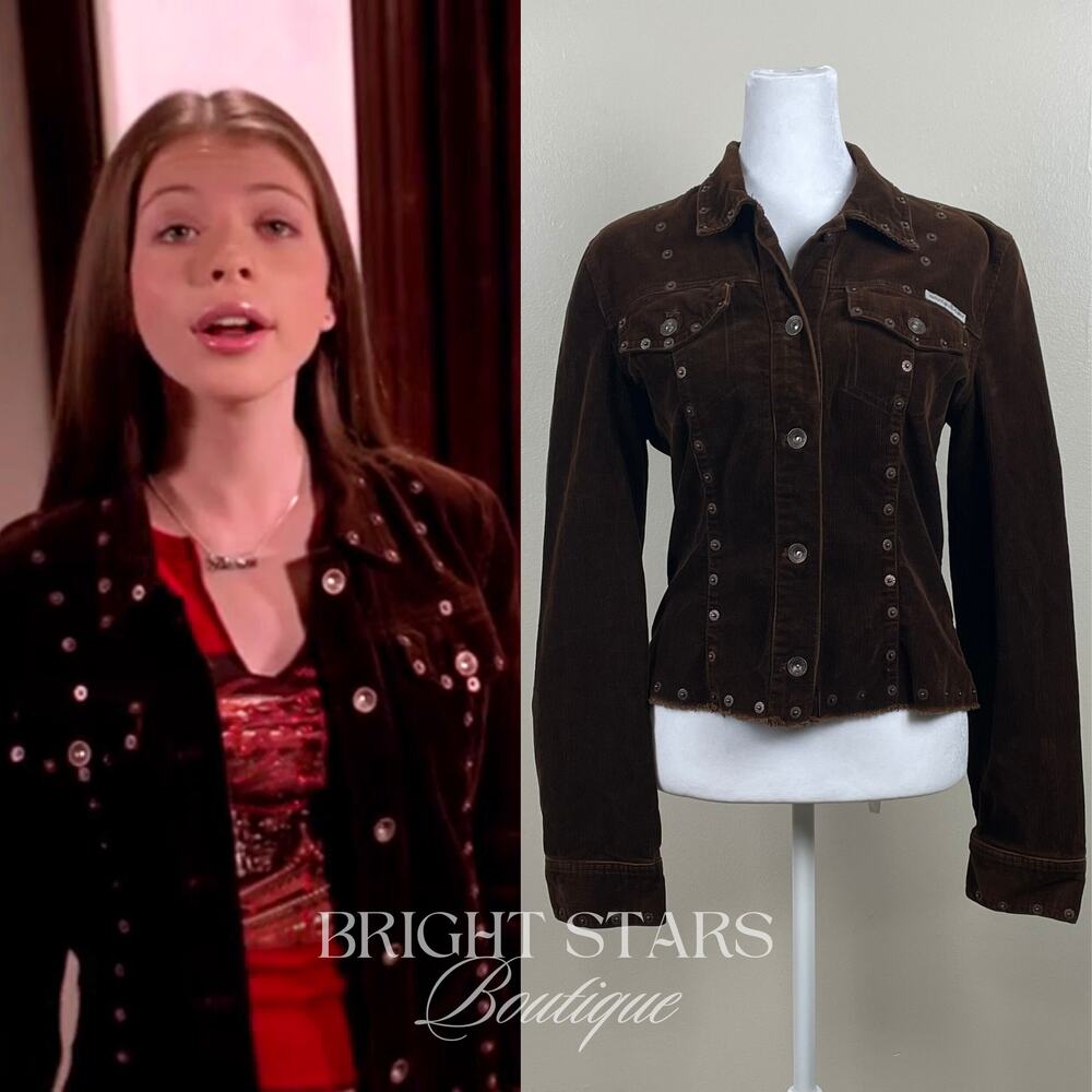 Rare Corduroy Studded Jacket ASO Dawn Summers Buffy the Vampire Slayer Y2K VTG